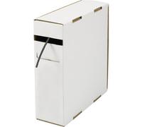 Tru components 1572143 guaina termoretraibile senza colla nero 12 mm rapporto di