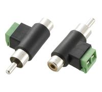 TRU COMPONENTS 1572281 Adattatore RCA Spina RCA - Presa RCA, A vite 1 pz.