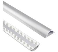 TRU COMPONENTS 1572569 Ponte passacavi PVC Argento Numero canali: 1 1000 mm Co