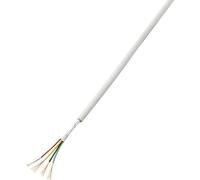TRU COMPONENTS 1572762 Cavo per allarmi LiYY 2 x 0.22 mm² Bianco 50 m