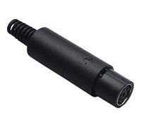 TRU Components 1578813 - Connettore rotondo in miniatura DIN, numero di poli dritti (num): 4, 5 pezzi