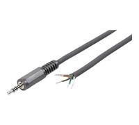 TRU COMPONENTS 1578956 Jack 3.5 mm Spina dritta Numero Poli (num): 4 Stereo Ne