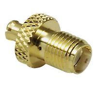 TRU COMPONENTS 1579350 Adattatore MCX Spina MCX - Presa SMA 1 pz.