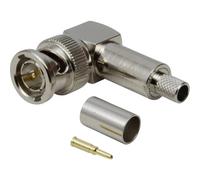 TRU COMPONENTS 1579402 Connettore BNC Spina angolata 50 Ω 1 pz.