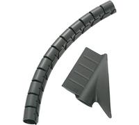TRU COMPONENTS 1593180 TC-MX-KLT15BK203 Guaina spiralata 15 mm (max) Nero 5 m