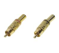 TRU COMPONENTS 1601054 Connettore RCA Spina dritta Numero Poli (num): 2 Mono