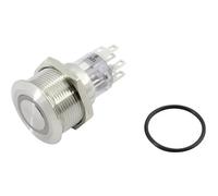 TRU COMPONENTS 1602473 TC-GQ22-A-22E/W/12V/S203 Pulsante 250 V 5 A 2 x Off / (