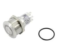 TRU COMPONENTS 1602473 TC-GQ22-A-22E/W/12V/S203 Pulsante 250 V 5 A 2 x Off /