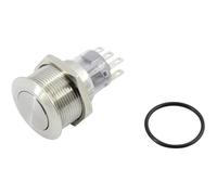 TRU COMPONENTS 1602493 TC-GQ22-A-22/S203 Pulsante 250 V 5 A 2 x Off / (On)