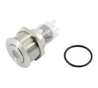 TRU COMPONENTS 1602495 TC-GQ22-A-22D/B/12V/S203 Pulsante 250 V 5 A 2 x Off /