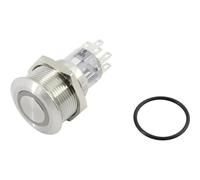 TRU COMPONENTS 1602505 TC-GQ22-A-22ZE/B/12V/S203 Interuttore a pressione 2 x O
