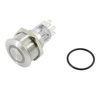 TRU COMPONENTS 1602505 TC-GQ22-A-22ZE/B/12V/S203 Interuttore a pressione 2 x O