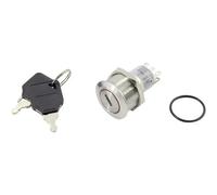 TRU COMPONENTS 1602520 TC-GQ22-A-22Y/31/S203 Interruttore a chiave 250 V 5 A 2