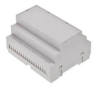 TRU COMPONENTS 4U65070911310 - Custodia per guida per guida DIN DIN 65 x 90 x 105 ABS V0, 1 pezzo, colore: Grigio