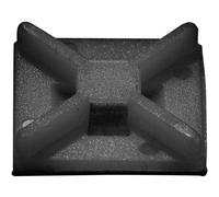 TRU COMPONENTS 541189 Supporto di fissaggio inserimento a 4 ingressi nero Tru C