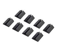 TRU COMPONENTS 617164-BK - Cavo adesivo 1282781, Gamma di diametro del fascio da 2,50 a 3,50 mm, 8 pezzi, colore: nero