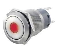 TRU COMPONENTS 701292 LAS1-AGQ-11D, RD Pulsante antivandalo 250 V/AC 5 A 1 x On