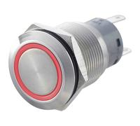TRU COMPONENTS 701308 LAS1-AGQ-11E, RD Pulsante antivandalo 250 V/AC 5 A 1 x On