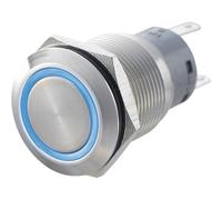 TRU COMPONENTS 701313 LAS1-AGQ-22E, BL Pulsante antivandalo 250 V/AC 5 A 2 x On