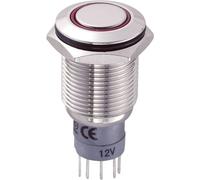 TRU COMPONENTS 701778 LAS2GQF-11ZE/R/12V/N/P Interruttore antivandalo 250 V/AC