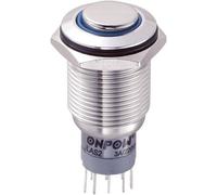 TRU COMPONENTS 701808 LAS2GQH-22E/B/12V/S/P Pulsante antivandalo 250 V/AC 3 A 2