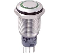 TRU COMPONENTS 701818 LAS2GQF-11ZE/G/12V/S/P Interruttore antivandalo 250 V/AC