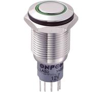 TRU COMPONENTS 701818 LAS2GQF-11ZE/G/12V/S/P Interruttore antivandalo 250 V/AC