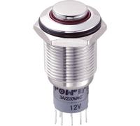 TRU COMPONENTS 701873 LAS2GQH-22ZE/R/12V/S/P Interruttore antivandalo 250 V/AC
