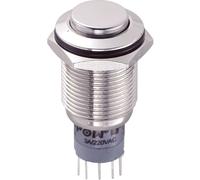 TRU COMPONENTS 701932 LAS2GQH-22/N/P Pulsante antivandalo 250 V/AC 3 A 2 x On /