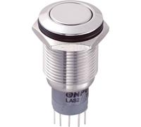 TRU COMPONENTS 701943 LAS2GQF-22/S/P Pulsante antivandalo 250 V/AC 3 A 2 x On /