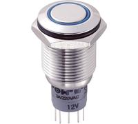 TRU COMPONENTS 701958 LAS2GQF-22E/B/12V/S/P Pulsante antivandalo 250 V/AC 3 A 2