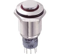 TRU COMPONENTS 701982 LAS2GQH-22E/R/12V/N/P Pulsante antivandalo 250 V/AC 3 A 2