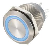 TRU COMPONENTS 702602 GQ22-11WE/B-W/12V Pulsante antivandalo 250 V/AC 0.5 A 1x