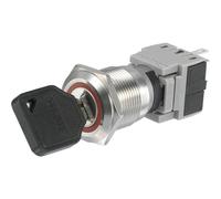 TRU COMPONENTS 704409 Interruttore a chiave 250 V/AC 5 A 1x Off / (On) 1 x 60 °