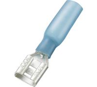 TRU COMPONENTS 738960 Presa piatta con guaina termoretraibile Larghezza spina: