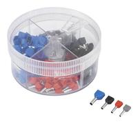 TRU COMPONENTS 739884 Assortimento di tubetti terminali doppi 0,5 mm² 2,5 mm² g