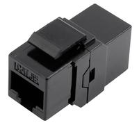 TRU Components 93013c1176 RJ45 Doppio Giunto 1425900 Adattatore Dritto Nero 1PZ