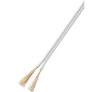 TRU COMPONENTS 93030c524 Cavo per cablaggi 2 x 0.50 mm² Bianco 25 m