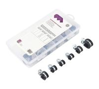 TRU COMPONENTS 93038c437 Flangia di montaggio TC-6649812 Intervallo di diametro del fascio da 6 a 16 mm 18 parti