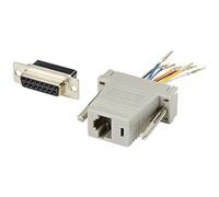 TRU Components Adattatore D-SUB femmina D-SUB a 15 poli. - Connettore RJ45, 1 pezzo