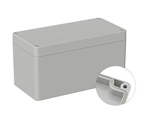 TRU COMPONENTS BOX4U TC-9065664 - Alloggiamento universale 160 x 80 x 85 ABS grigio chiaro (RAL 7035), 1 pezzo.