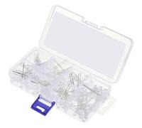 TRU COMPONENTS Diodo LED 5 mm Lente lattiginosa 100 ° 20 mA 1.8 V, 3.4 V Rosso,