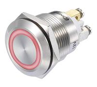TRU Components Interruttore a pressione 1273002 GQ19F-10E/R/12V/S 48 V/DC 3 A 1x