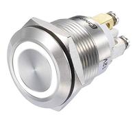 TRU COMPONENTS 1273006 GQ19F-10E/W/12V/S Interuttore a pressione 48 V/DC 3 A 1