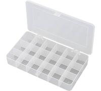 TRU COMPONENTS E-107 Scatola minuteria (L x L x A) 210 x 112 x 30 mm Scomparti:
