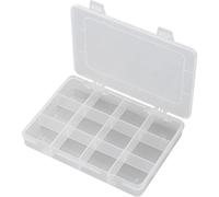 TRU COMPONENTS E-110 Scatola minuteria (L x L x A) 184 x 124 x 25 mm Scomparti: