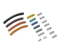 TRU COMPONENTS ECMKP-2 Clip segnafili Legenda (segnacavi) 0 - 9, A, E, L, N, R,