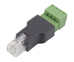 TRU COMPONENTS FL-29 Adattatore terminale RJ 11 FL-29 Spina dritta Numero di
