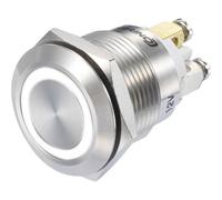 Tru components gq19f 10e/w/12v/s interuttore a pressione 48 v/dc 3 1 x on /