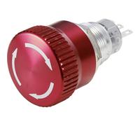 TRU COMPONENTS Interruttore di arresto di emergenza 3 A 1 NC IP65 1 pz.